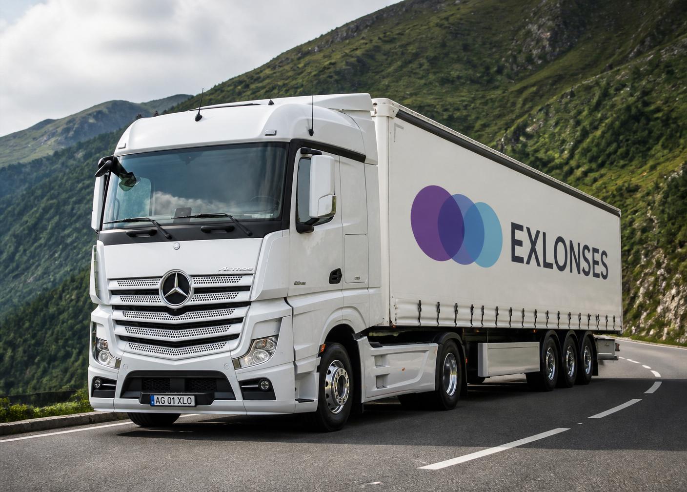 Exlonses Mercedes-Benz Actros truck